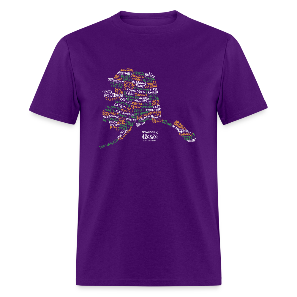 Alaska Brewery T-Shirt - purple