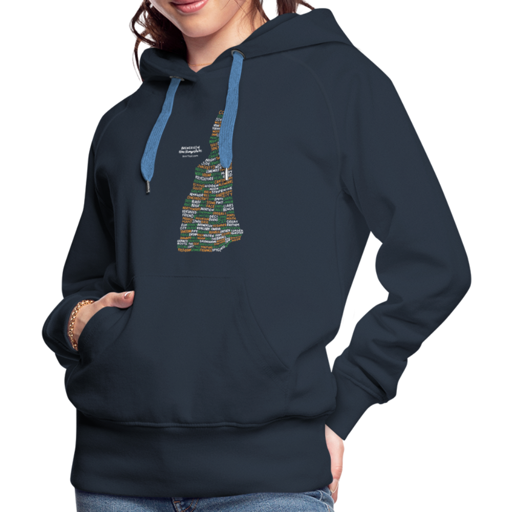 New Hampshire Brewery Women's Hoodie - navy