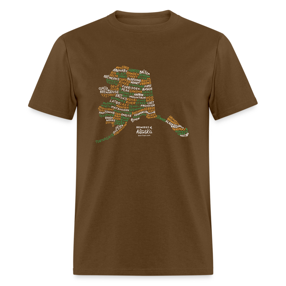 Alaska Brewery T-Shirt - brown
