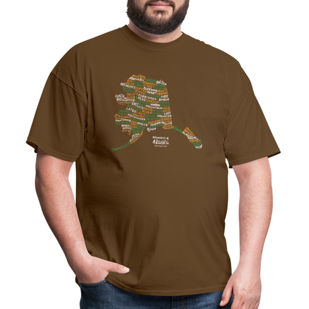 Alaska Brewery T-Shirt - brown
