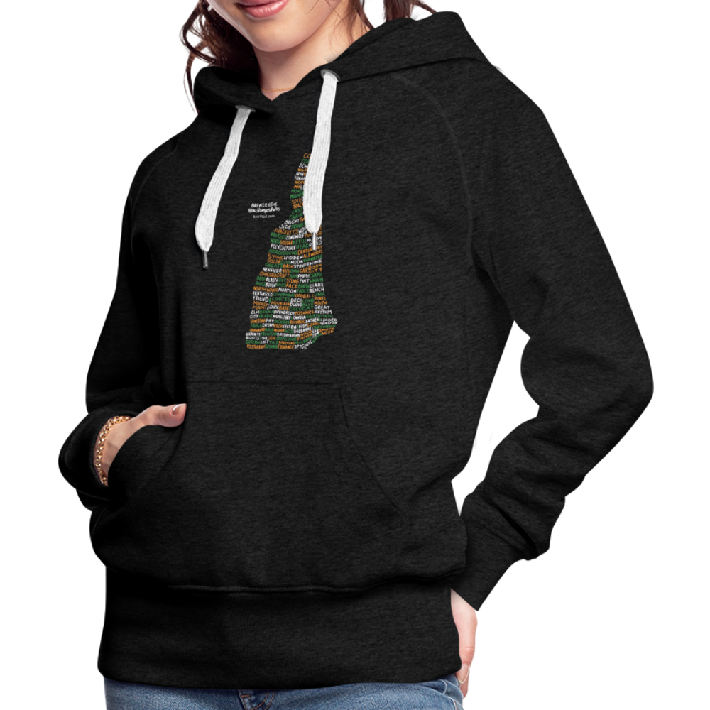 New Hampshire Brewery Women's Hoodie - charcoal grey