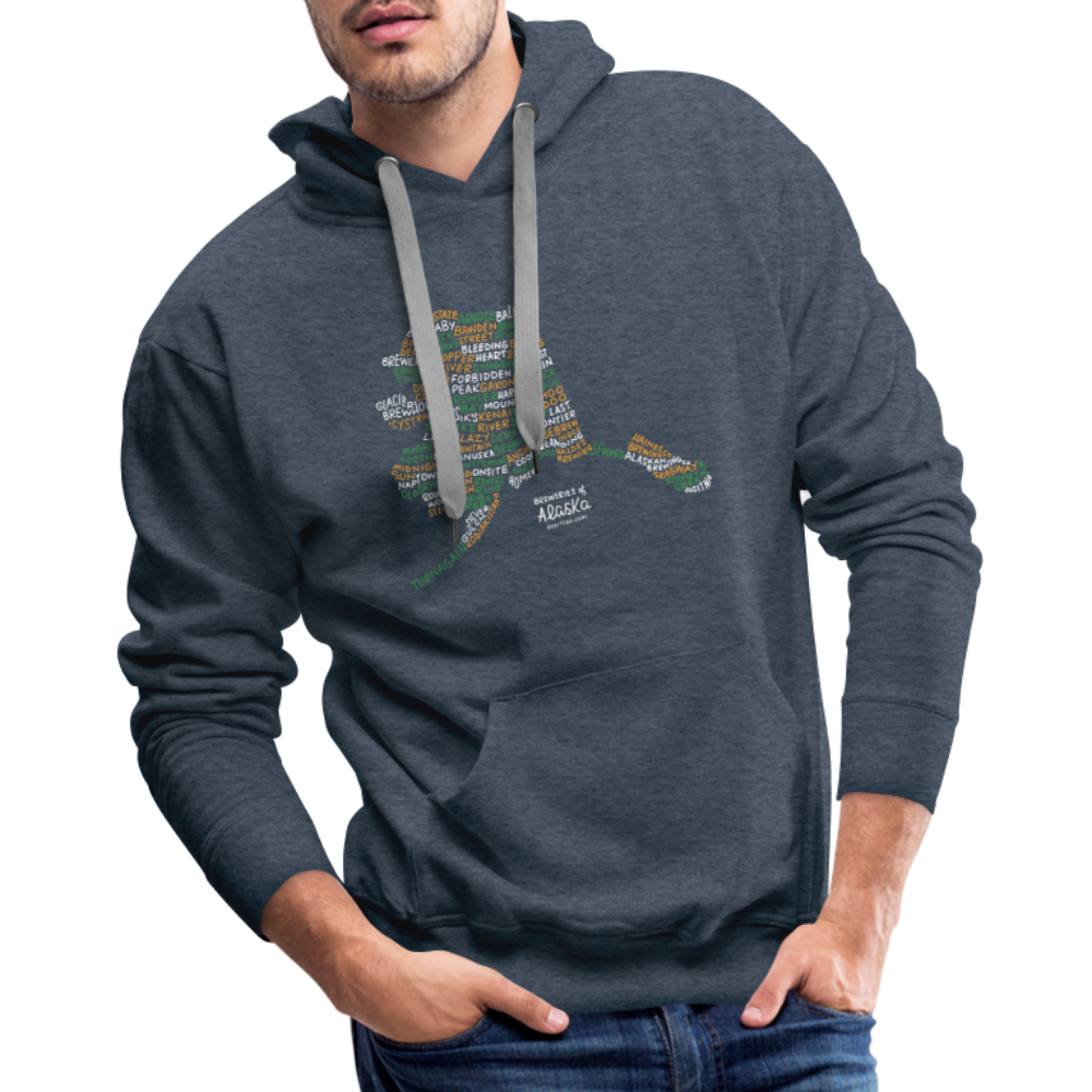 Alaska Brewery Men's Hoodie - heather denim