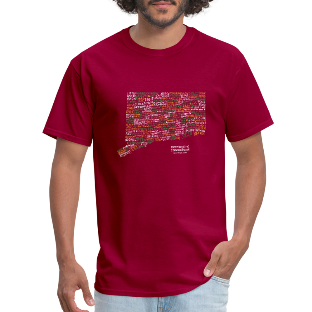 CT Brewery T-Shirt - dark red