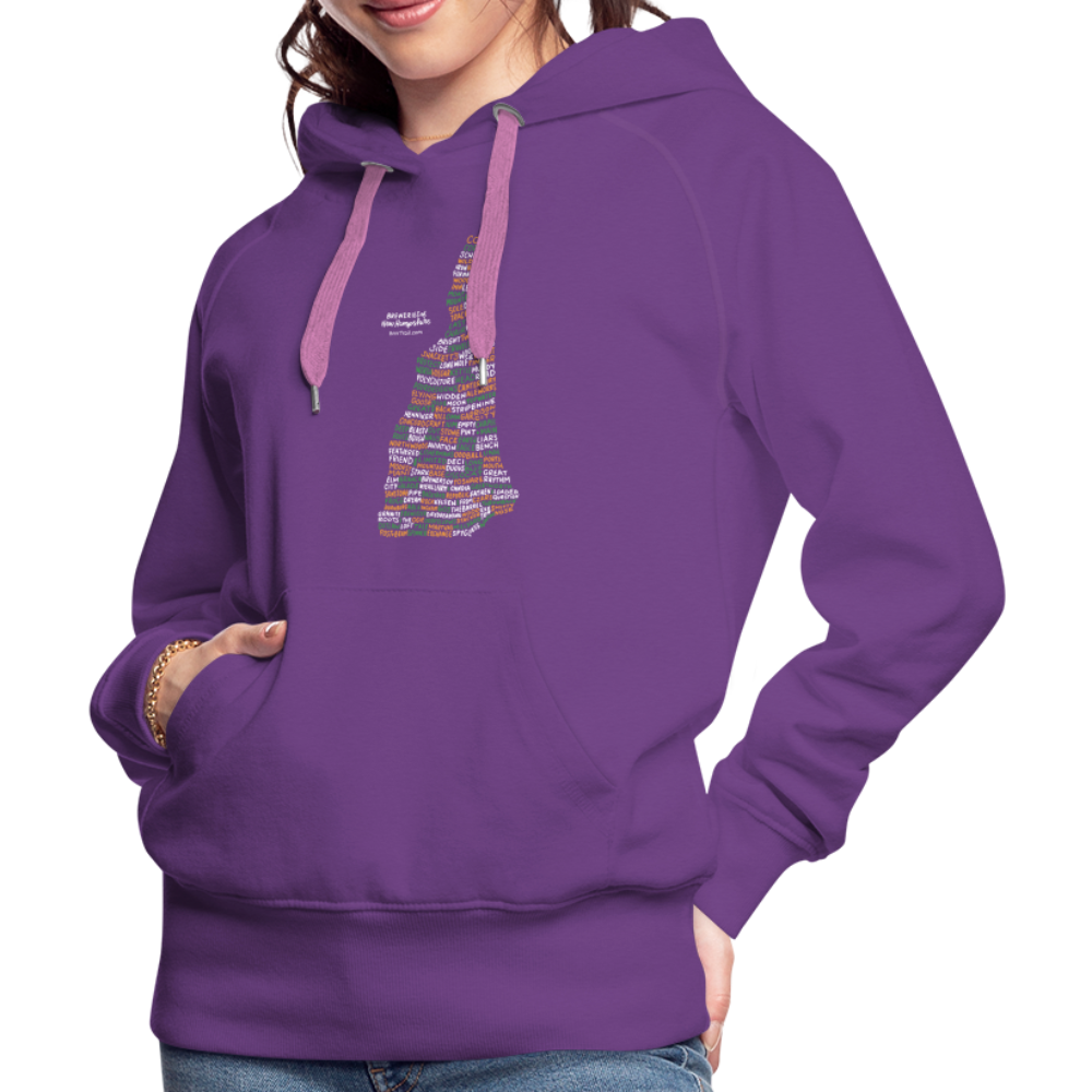 New Hampshire Brewery Women's Hoodie - purple
