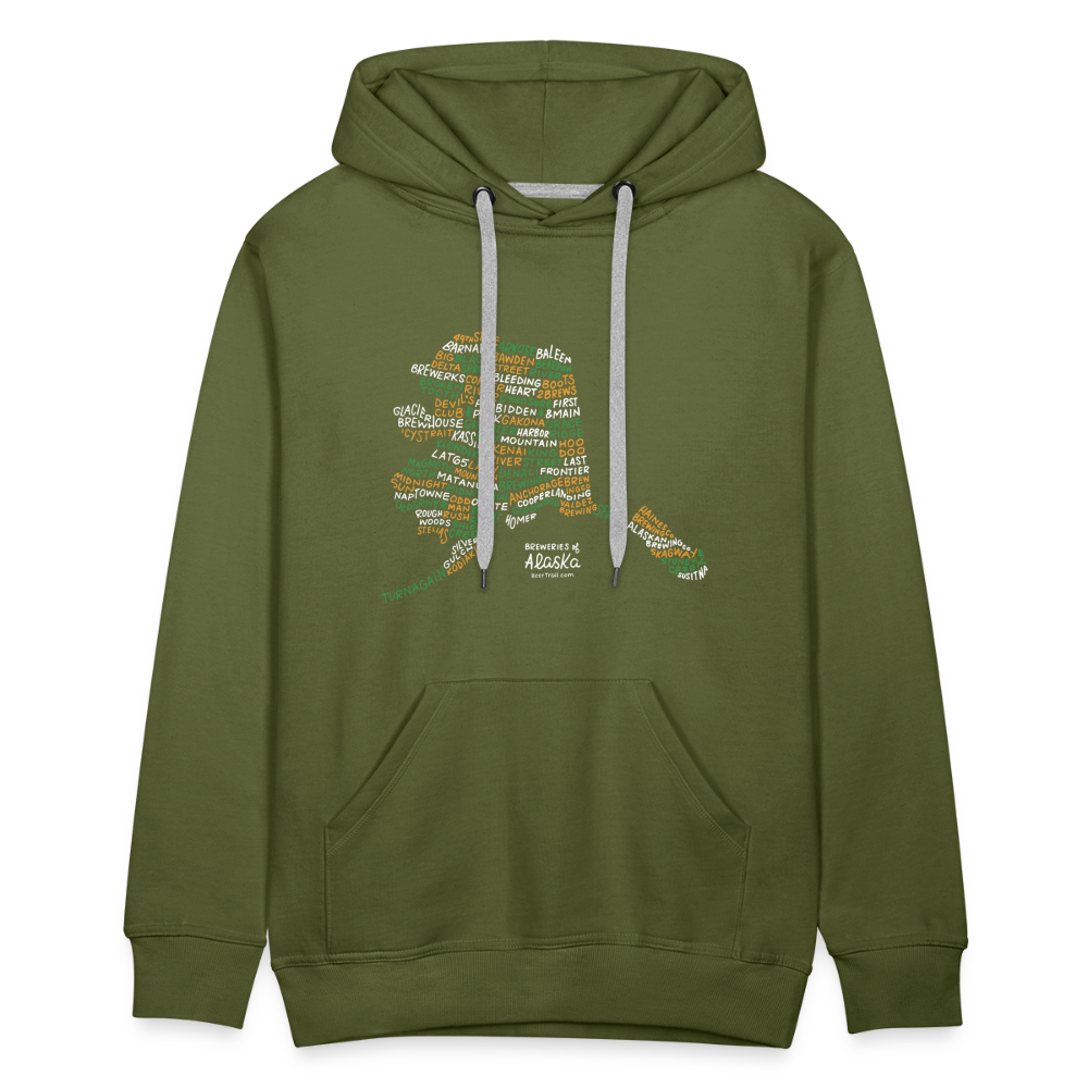 Alaska Brewery Men's Hoodie - olive green