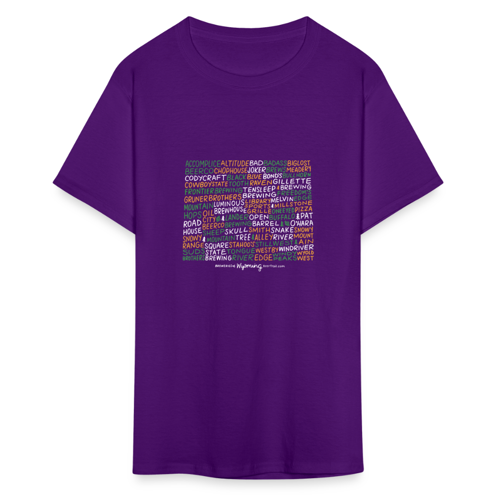 Wyoming Brewery T-Shirt - purple