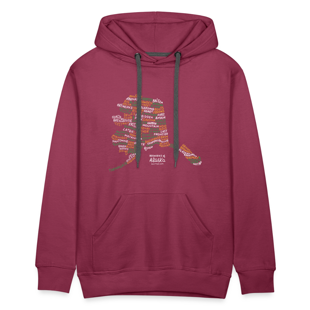 Alaska Brewery Men's Hoodie - burgundy