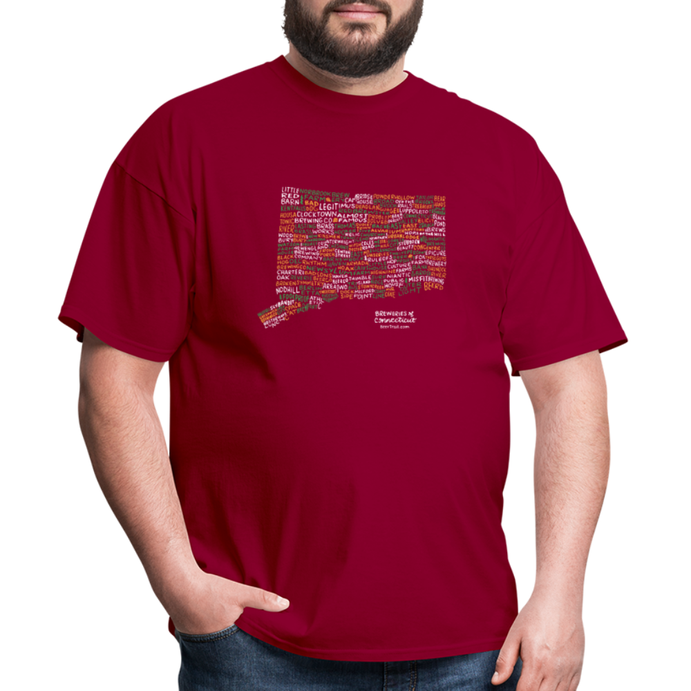 CT Brewery T-Shirt - dark red