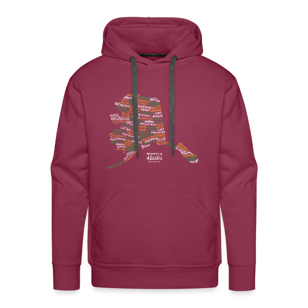 Alaska Brewery Men's Hoodie - burgundy