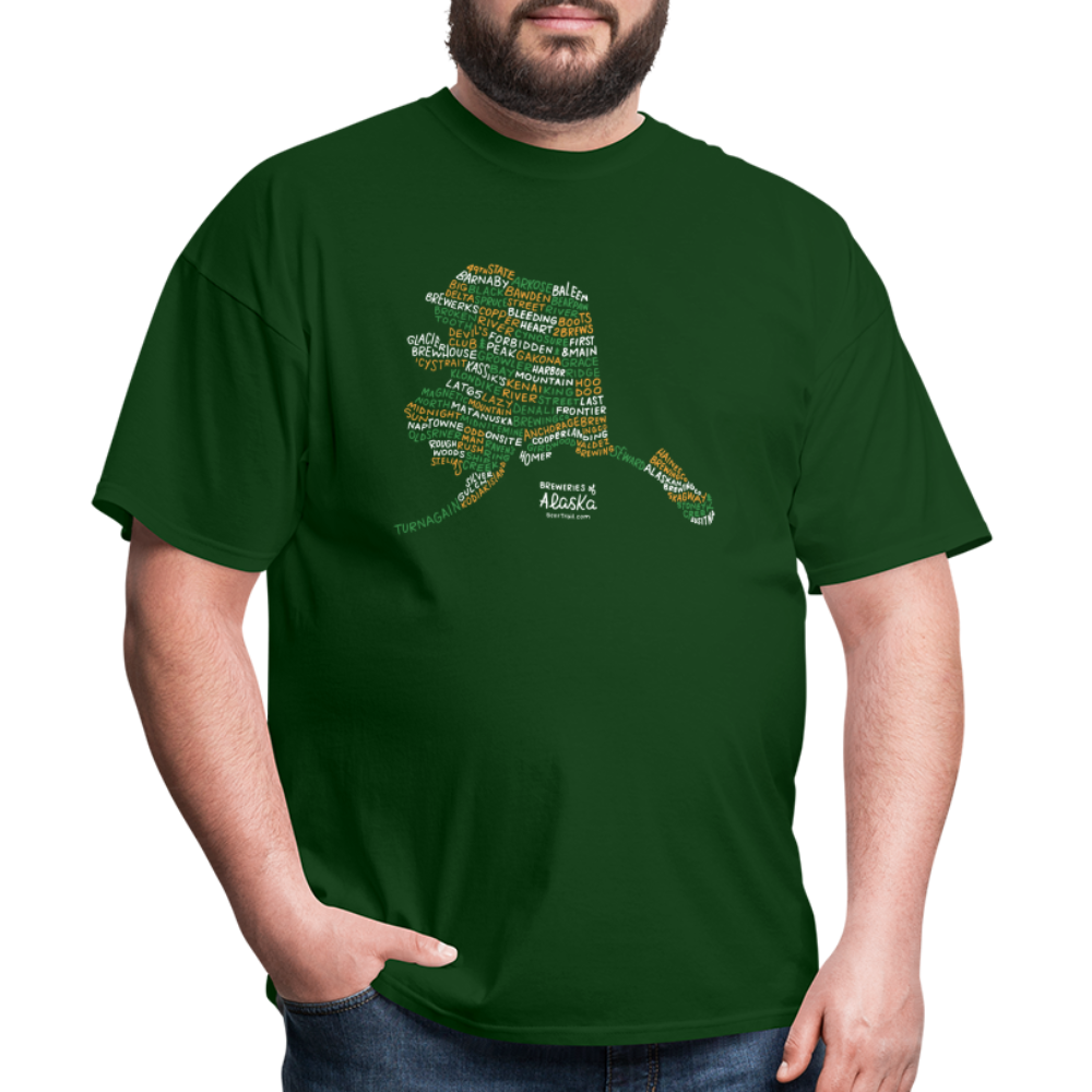 Alaska Brewery T-Shirt - forest green
