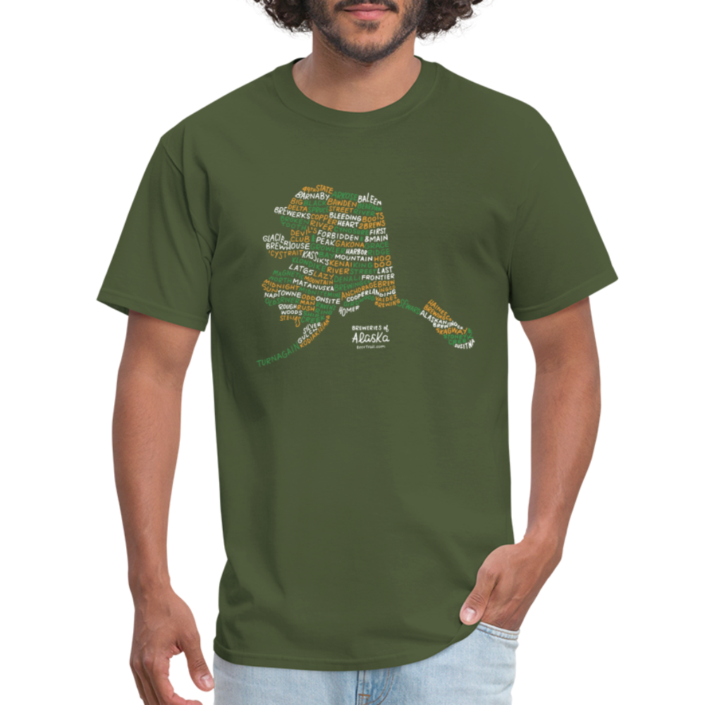 Alaska Brewery T-Shirt - military green