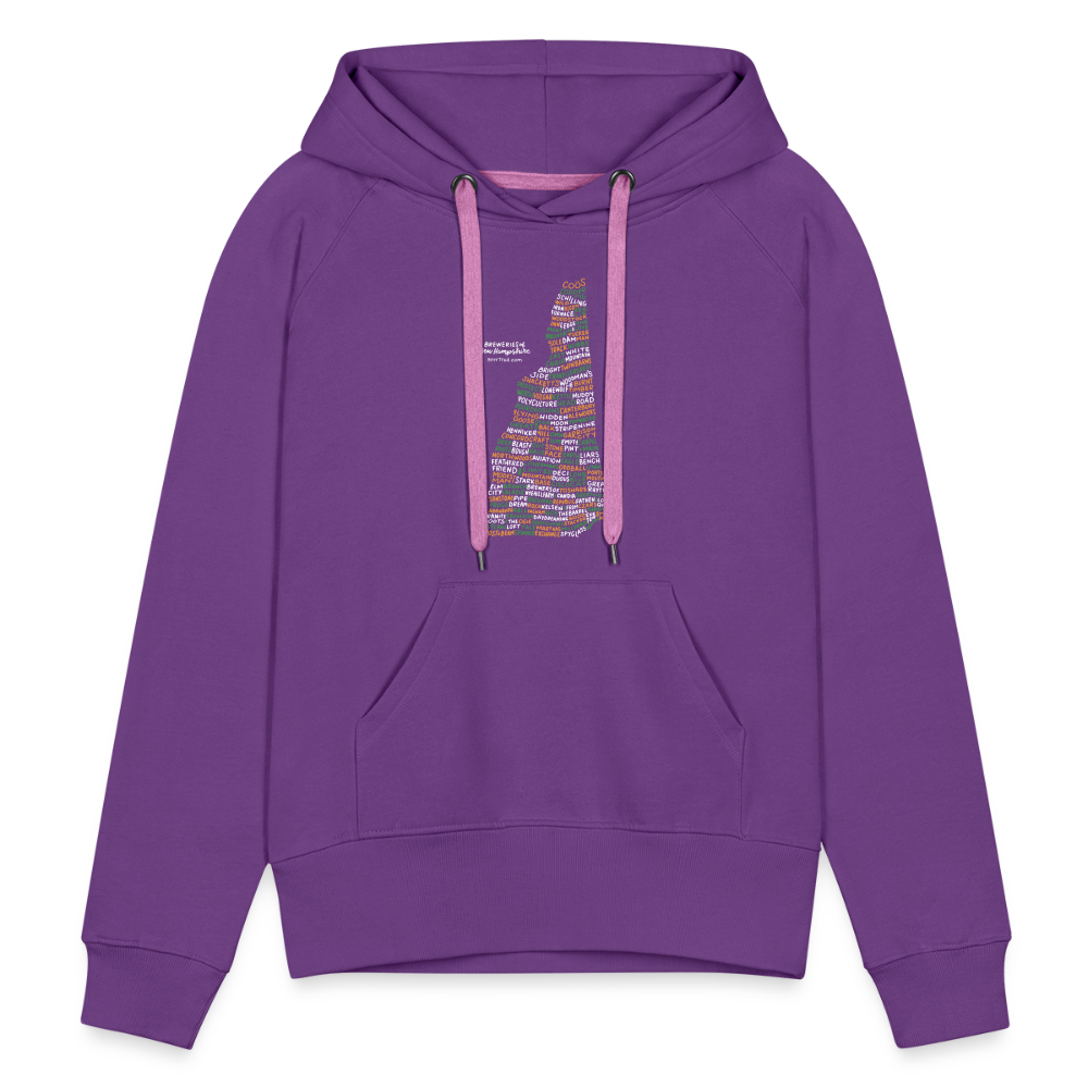 New Hampshire Brewery Women's Hoodie - purple