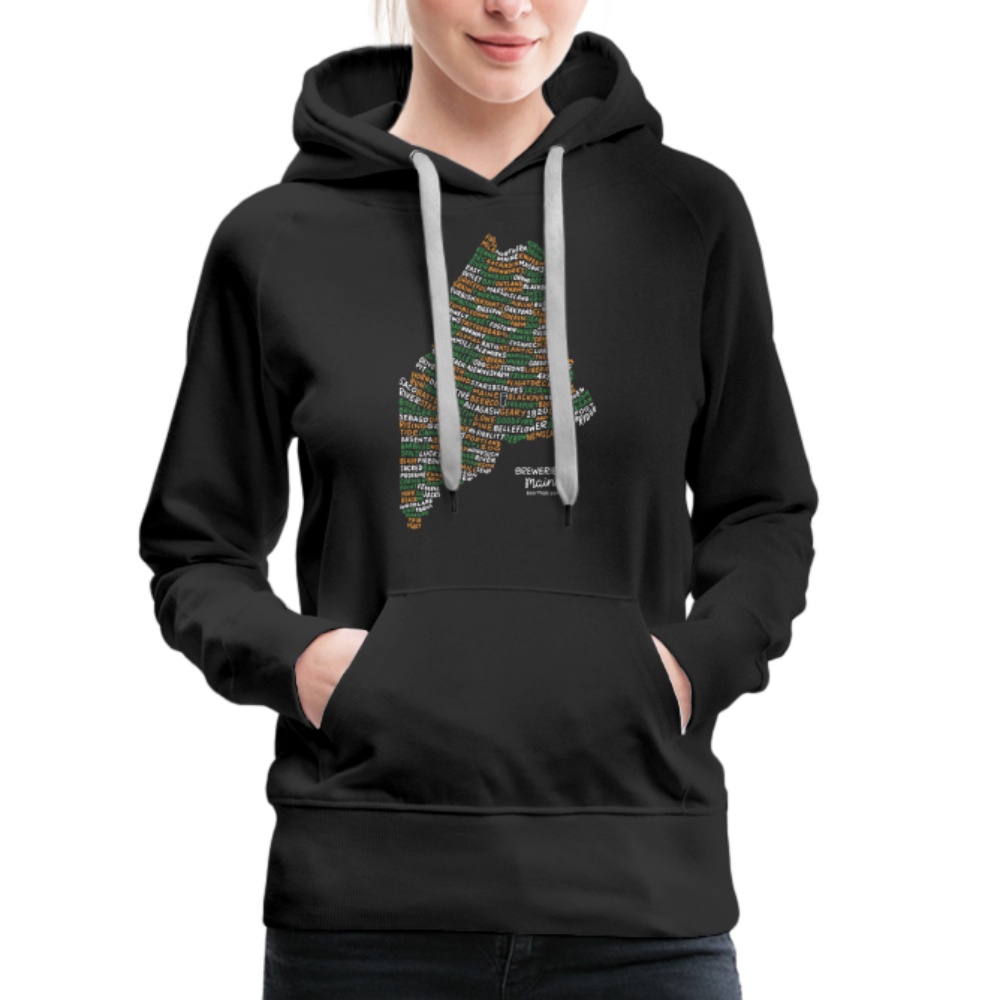 Maine Brewery Women's Hoodie - black