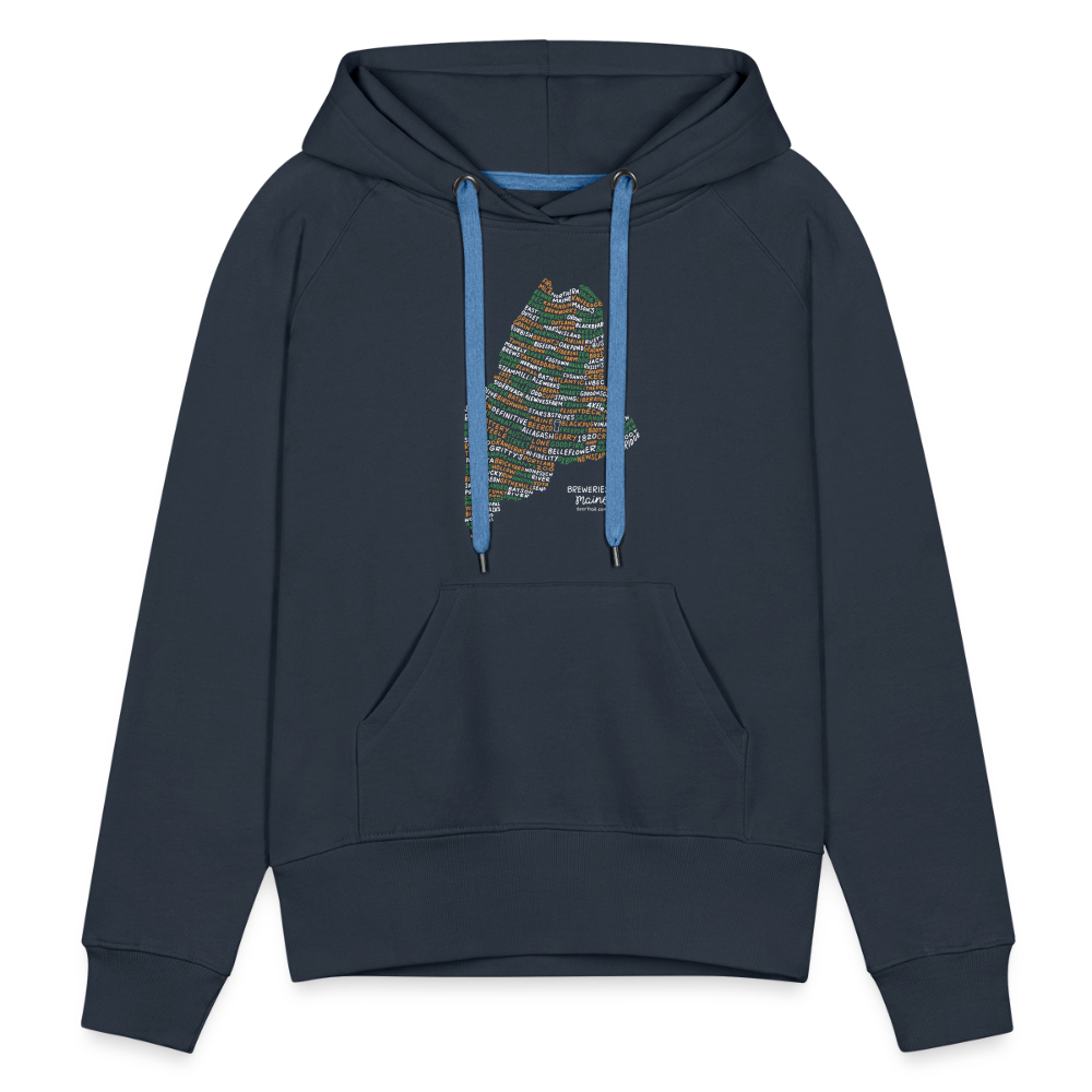 Maine Brewery Women's Hoodie - navy