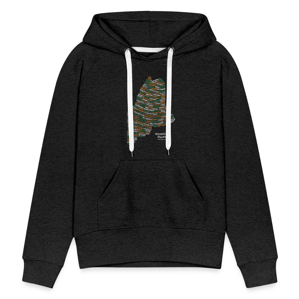 Maine Brewery Women's Hoodie - charcoal grey