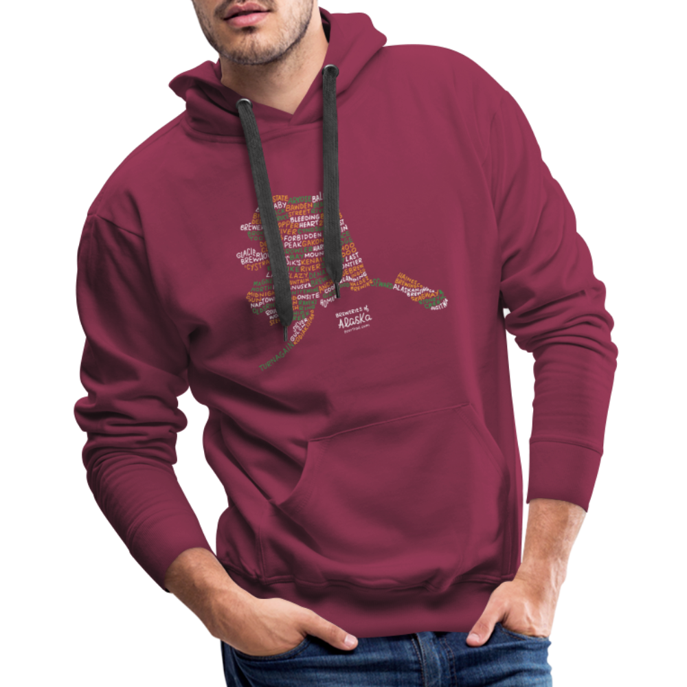 Alaska Brewery Men's Hoodie - burgundy