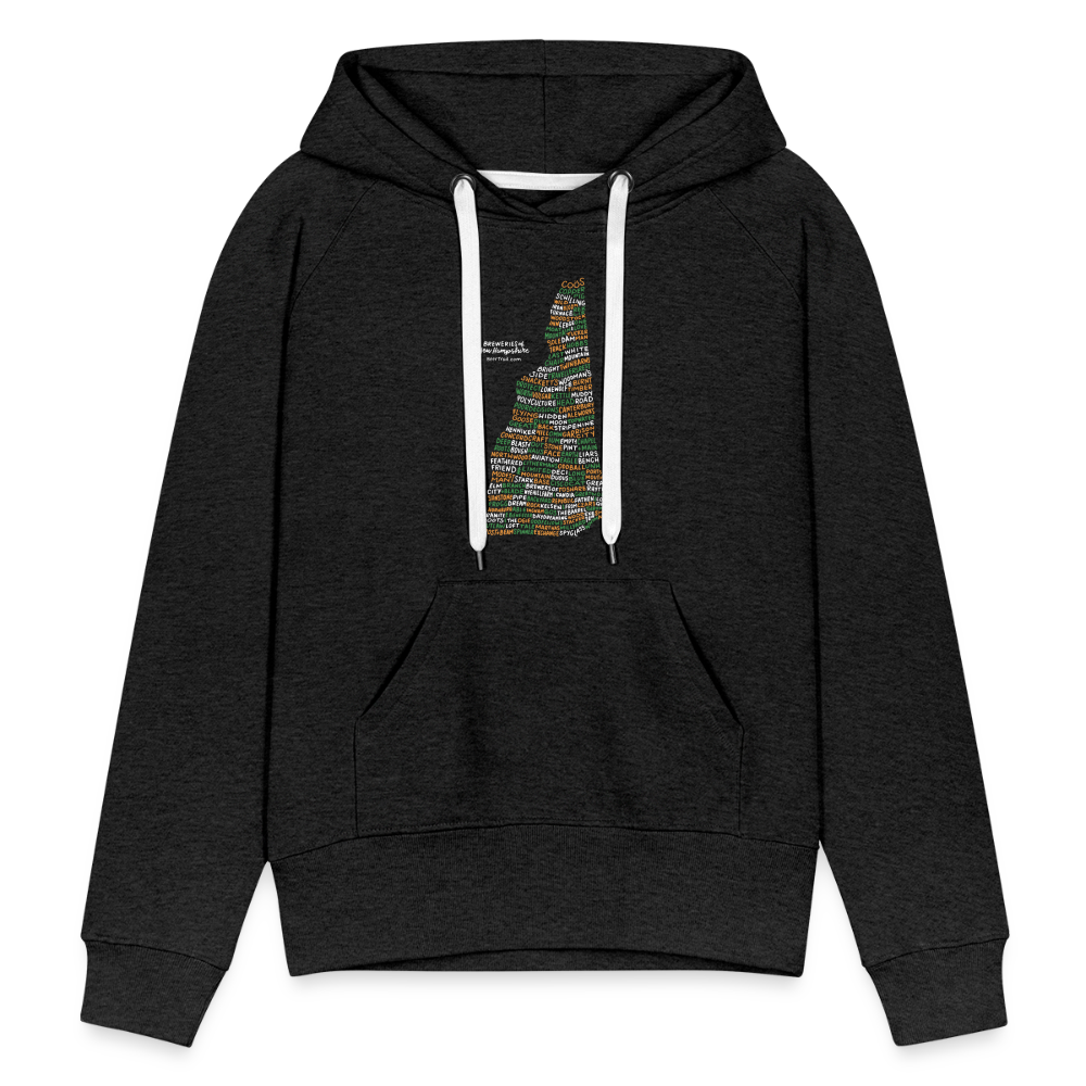 New Hampshire Brewery Women's Hoodie - charcoal grey