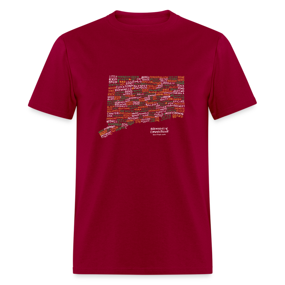 CT Brewery T-Shirt - dark red