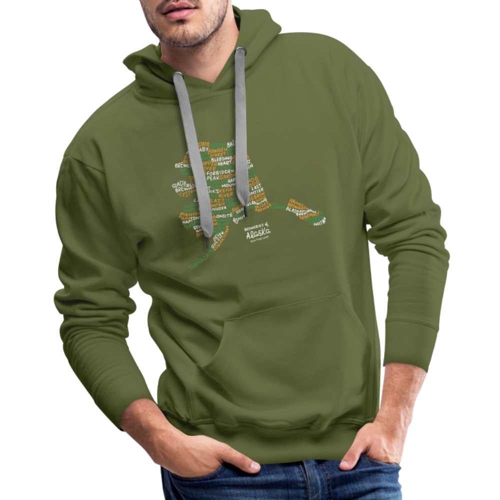 Alaska Brewery Men's Hoodie - olive green