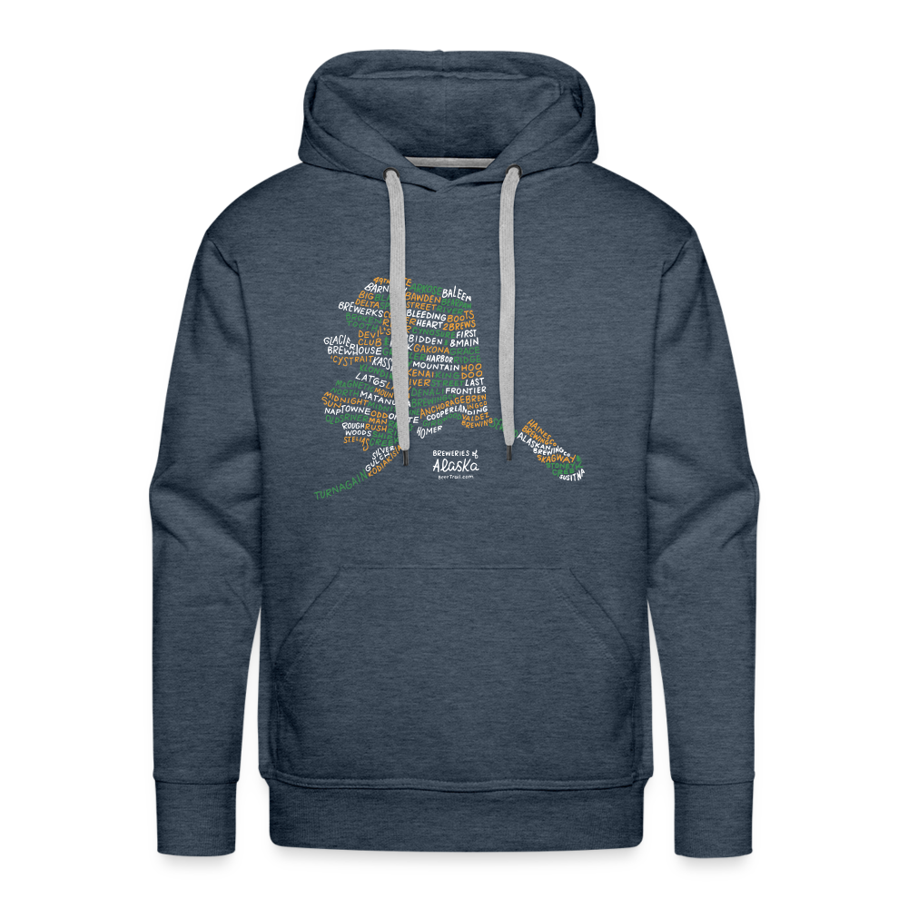 Alaska Brewery Men's Hoodie - heather denim