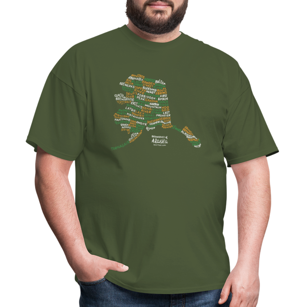 Alaska Brewery T-Shirt - military green