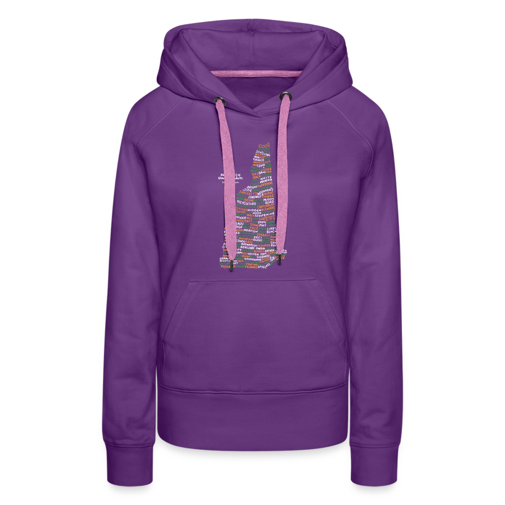 New Hampshire Brewery Women's Hoodie - purple