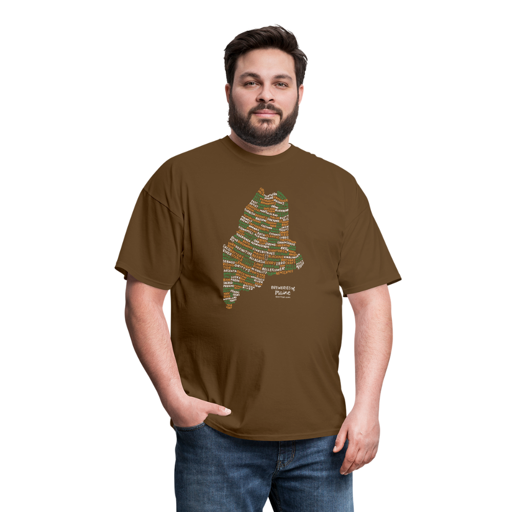 Maine Brewery T-Shirt - brown