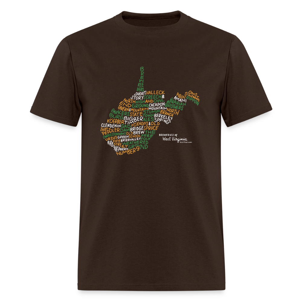 West Virginia Brewery T-Shirt - brown