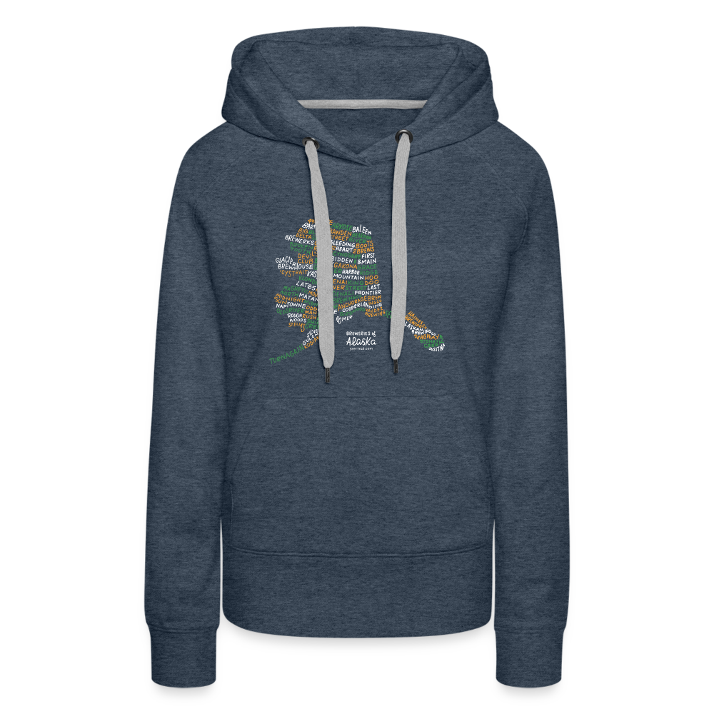 Alaska Brewery Women's Hoodie - heather denim