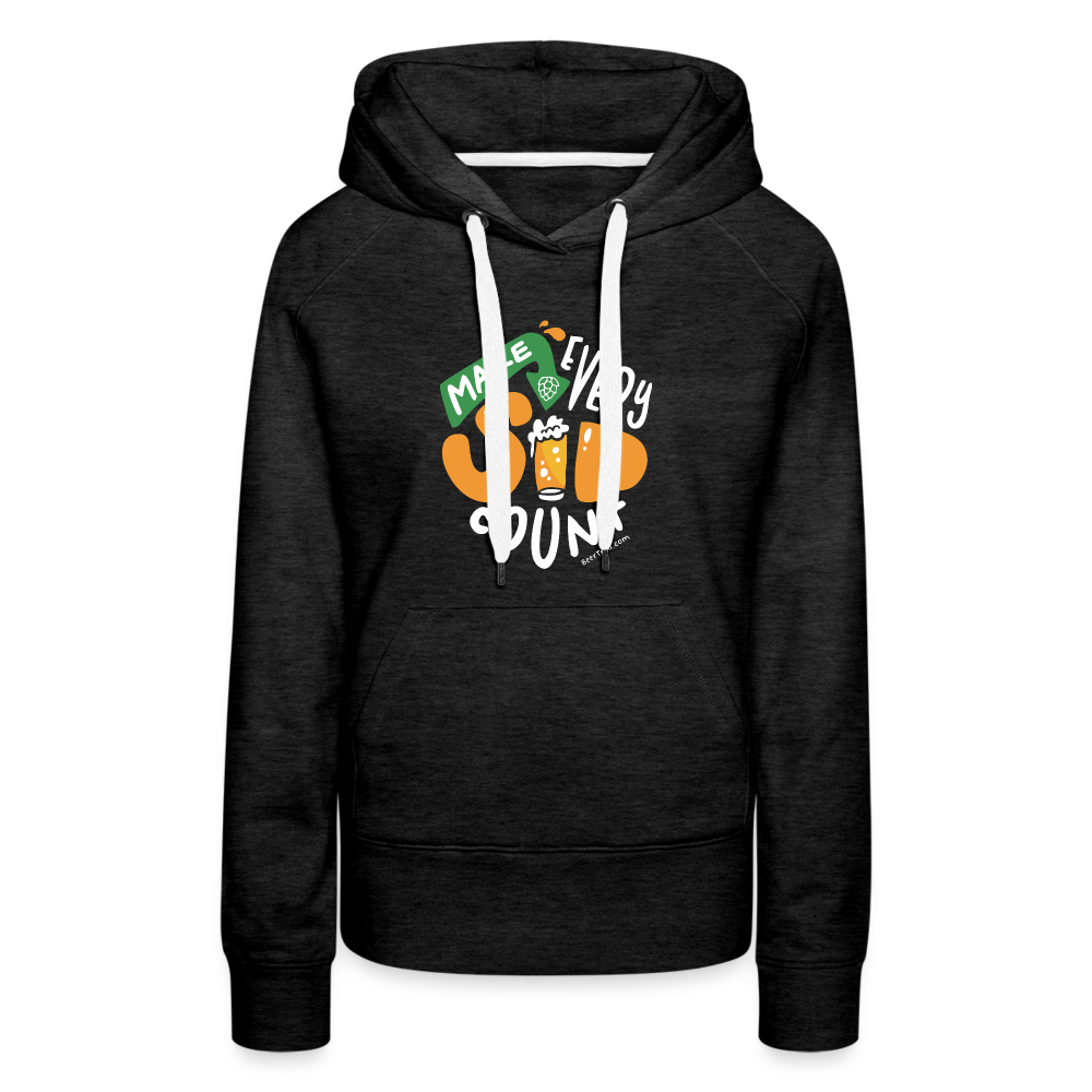 Make Every Sip Count Women's Hoodie - charcoal grey