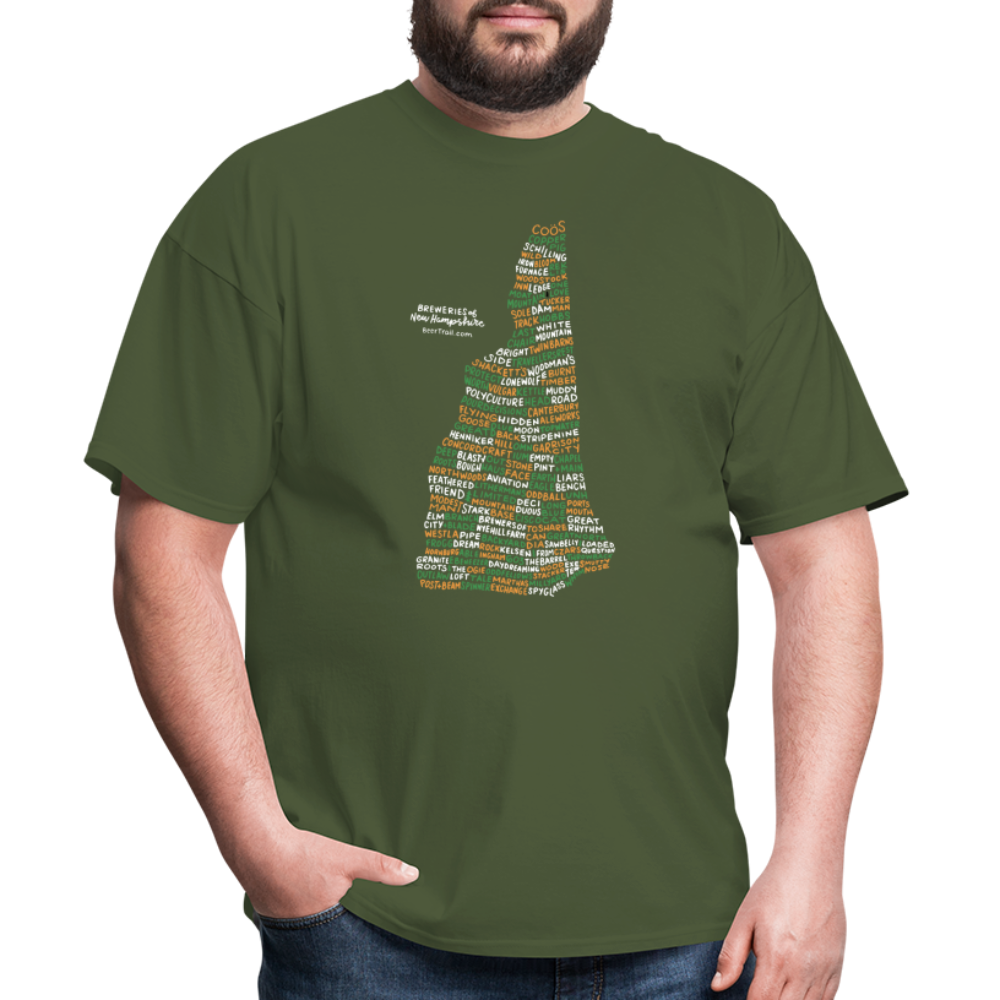 New Hampshire Brewery T-Shirt - military green