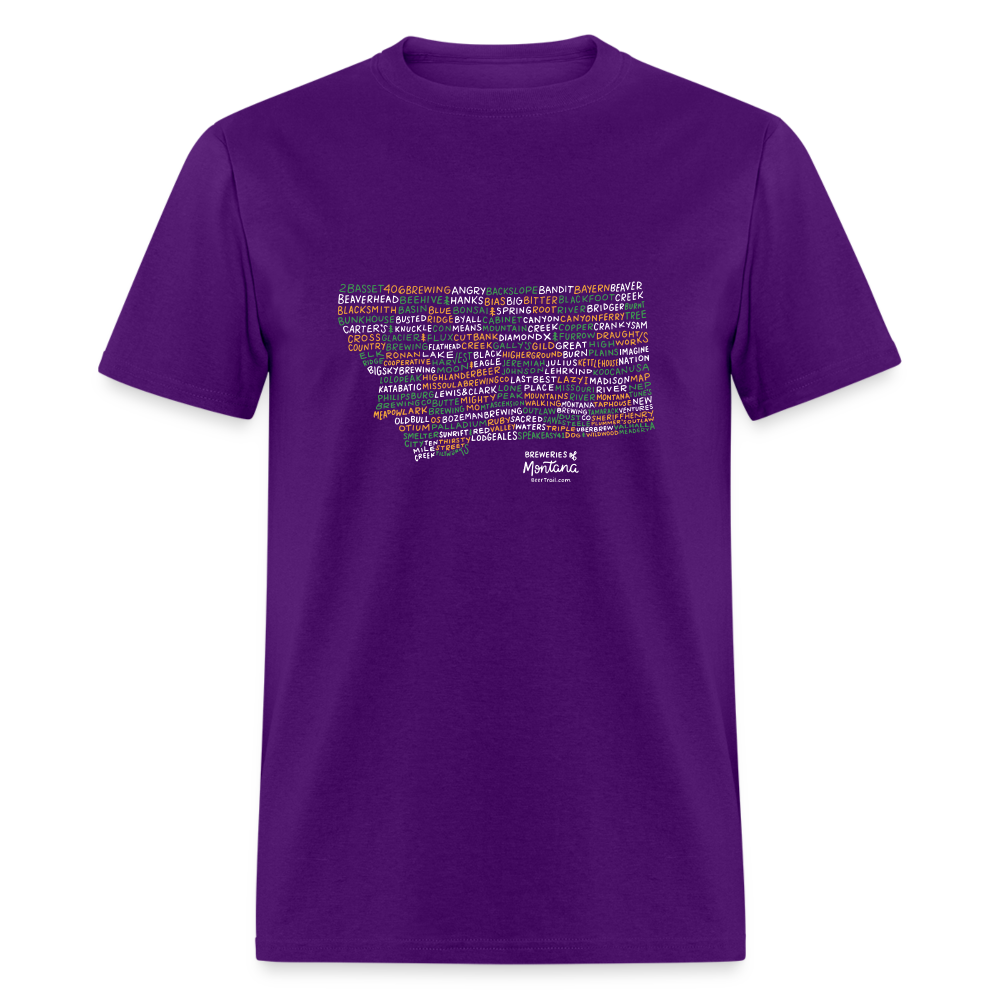 Montana Brewery T-Shirt - purple