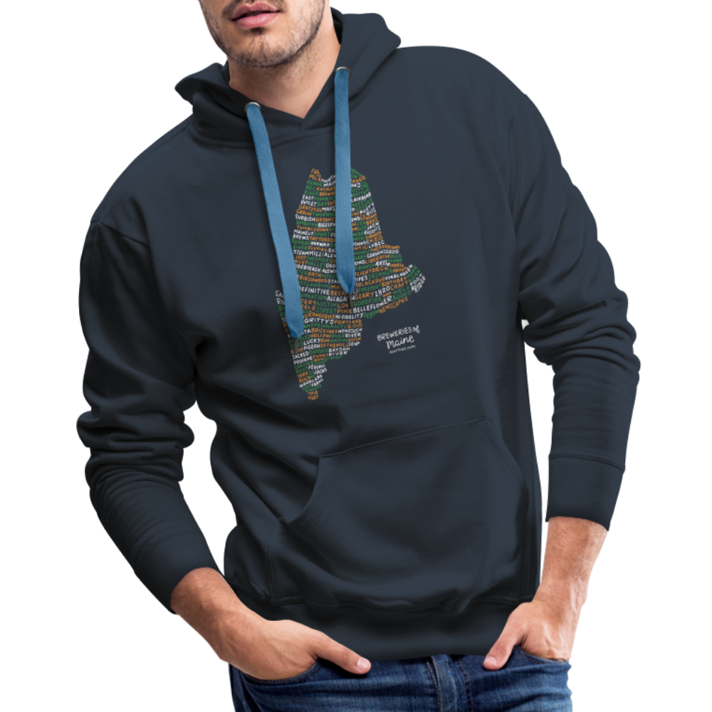 Maine Brewery Men's Hoodie - navy