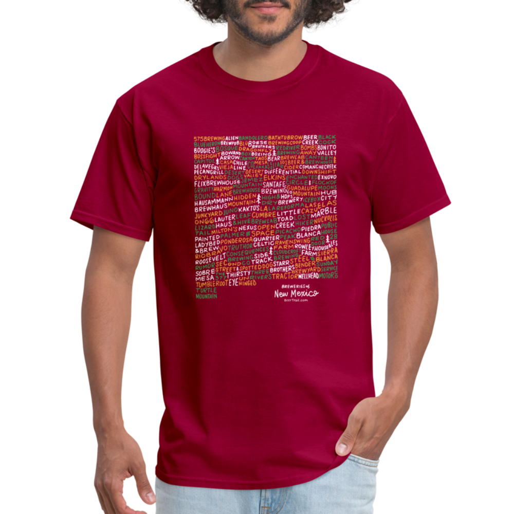 New Mexico Brewery T-Shirt - dark red