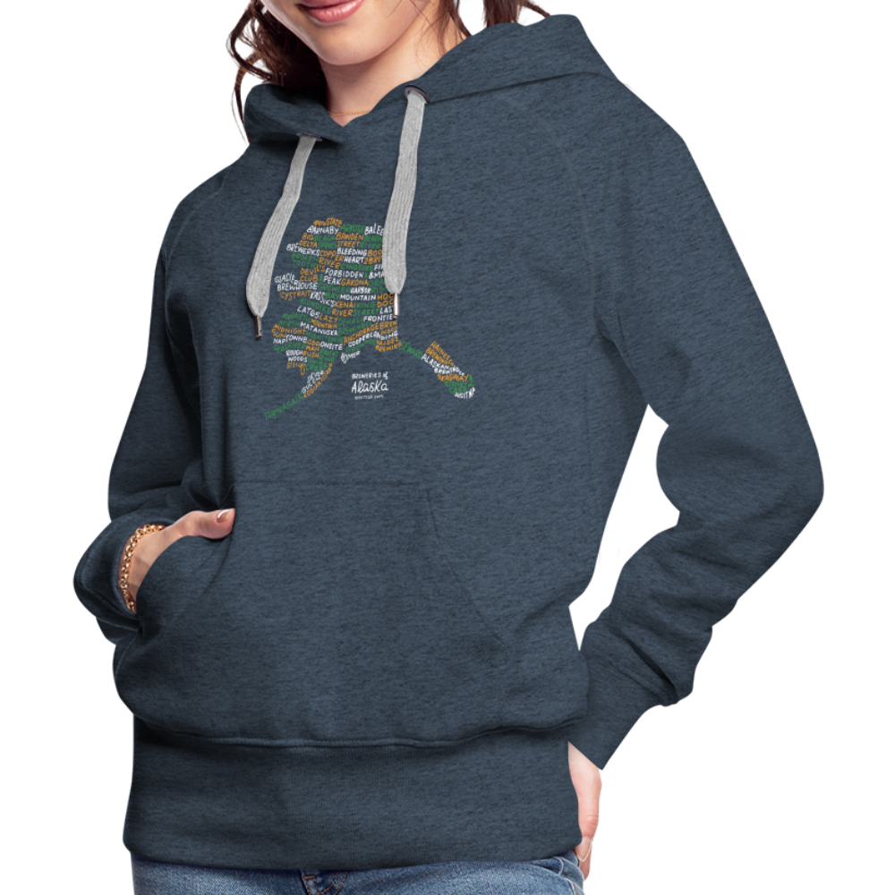 Alaska Brewery Women's Hoodie - heather denim