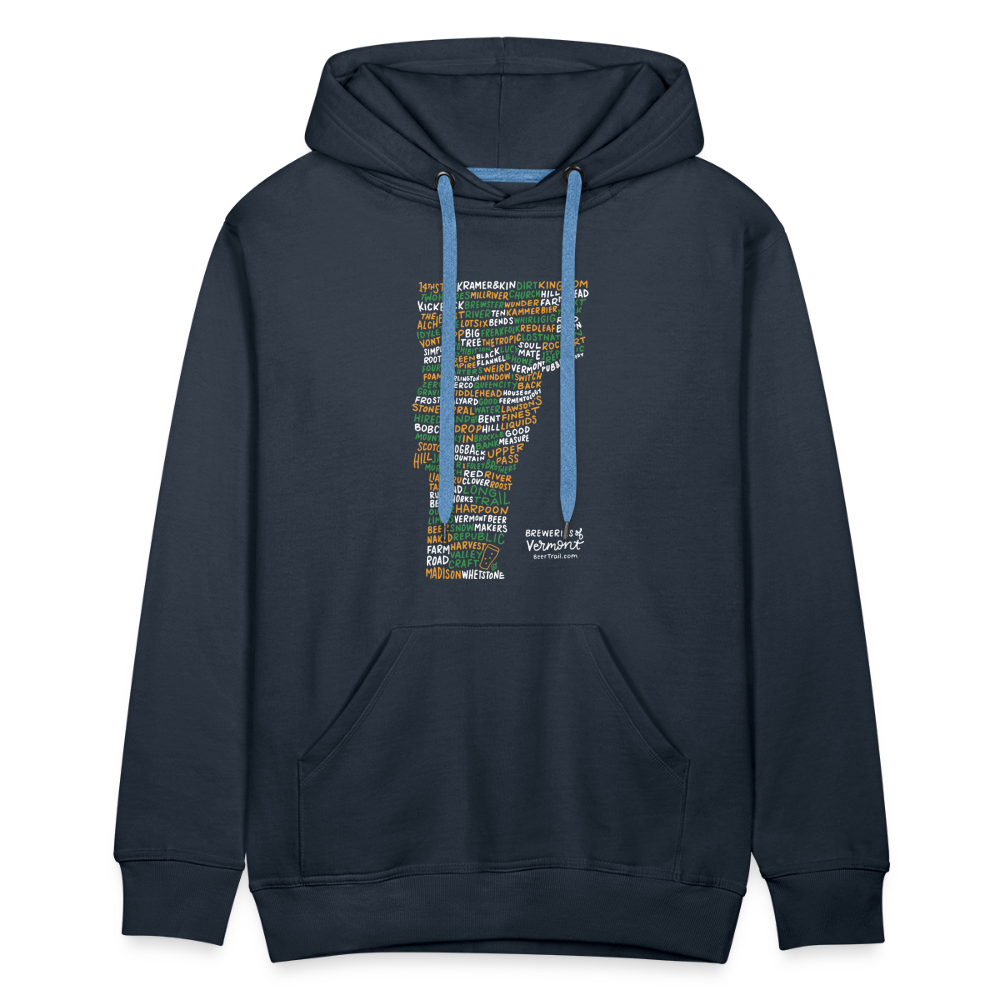 Vermont Brewery Men's Hoodie - navy