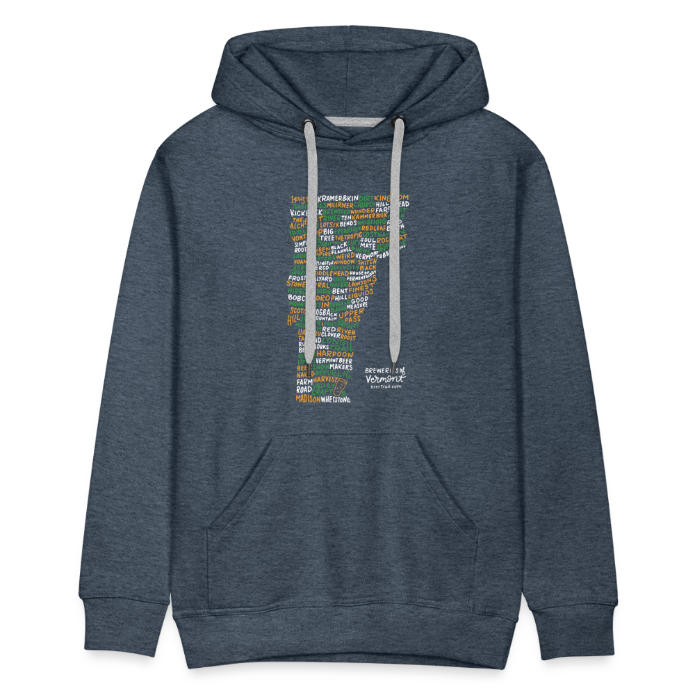 Vermont Brewery Men's Hoodie - heather denim