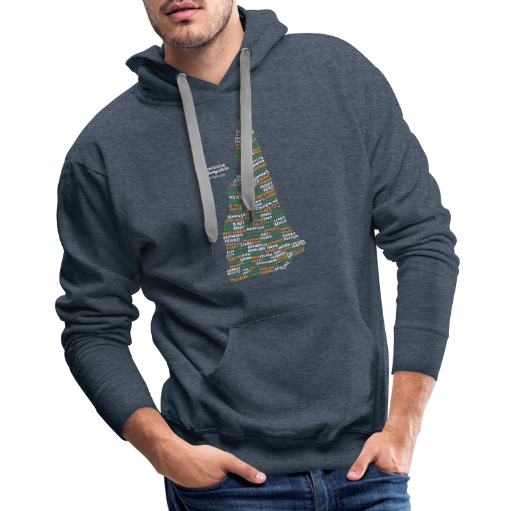 New Hampshire Brewery Men's Hoodie - heather denim