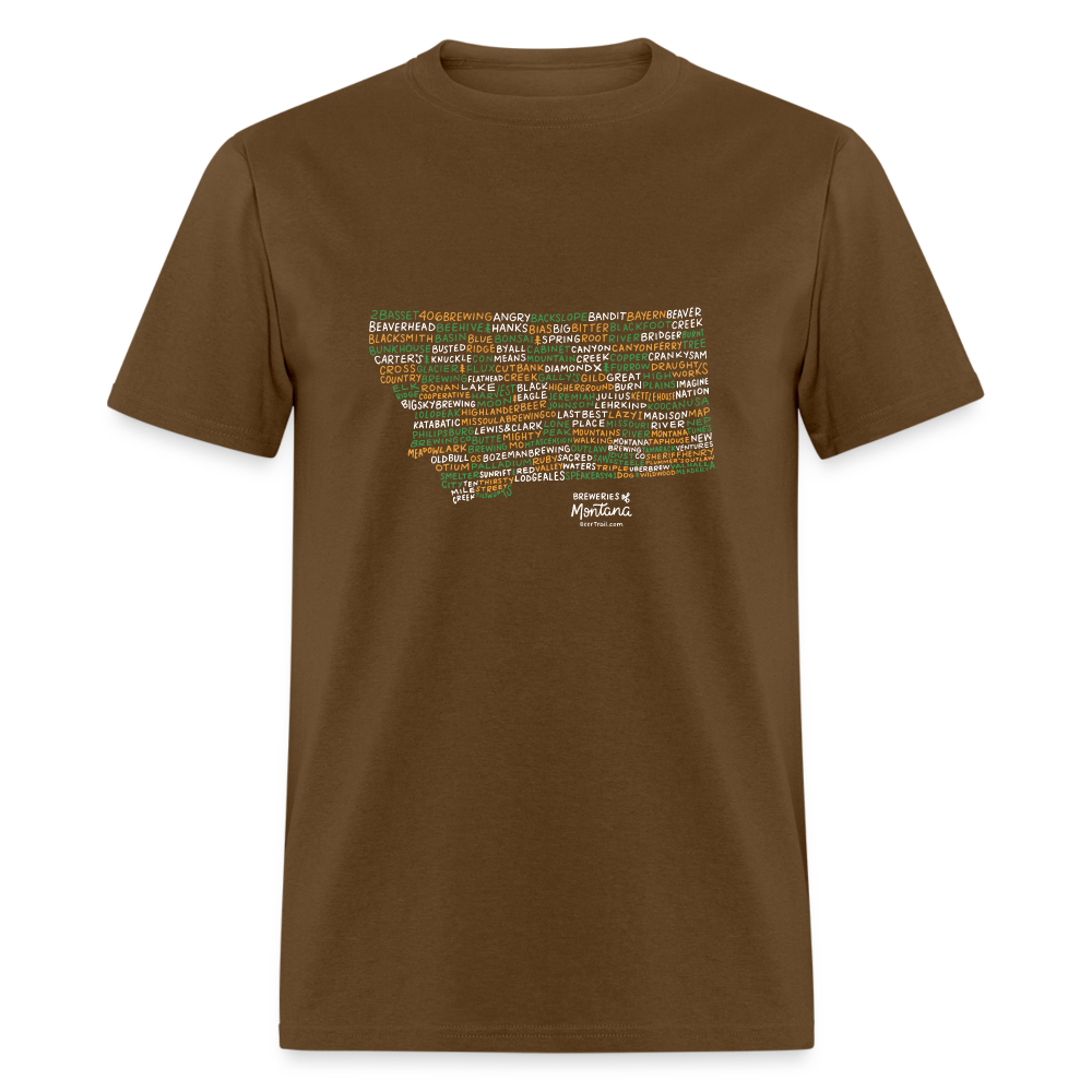 Montana Brewery T-Shirt - brown