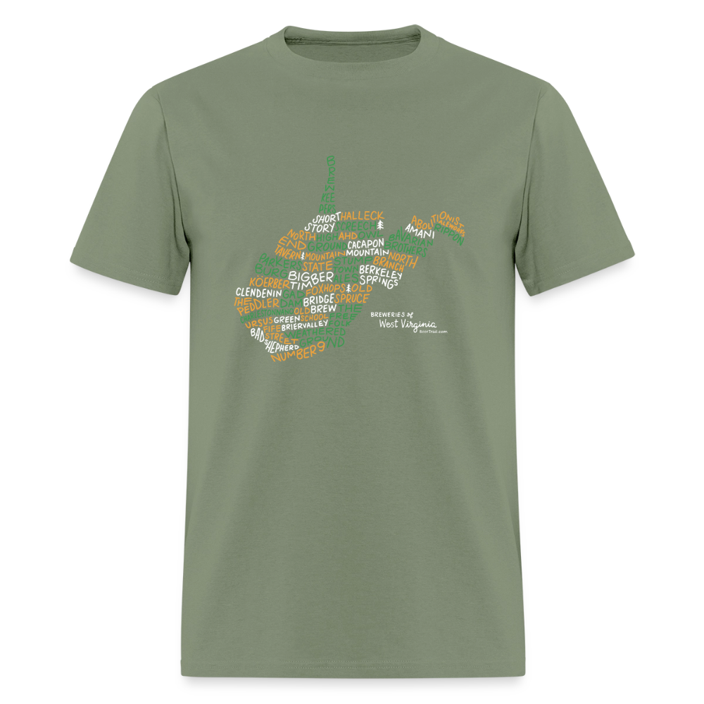 West Virginia Brewery T-Shirt - military green