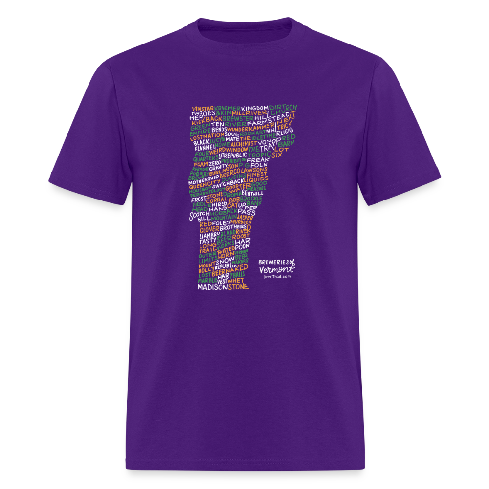 Vermont Brewery T-Shirt - purple