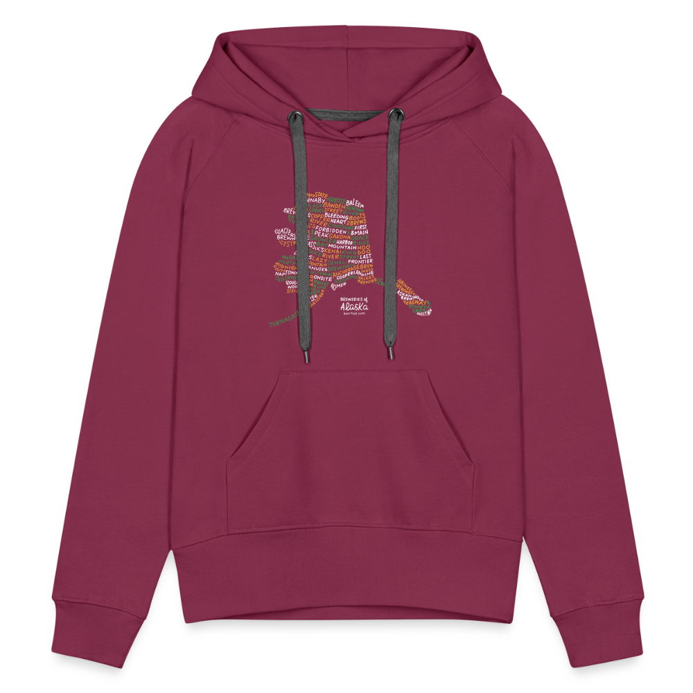 Alaska Brewery Women's Hoodie - burgundy