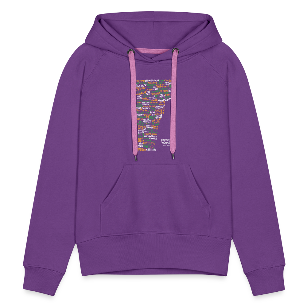 Vermont Brewery Women's Hoodie - purple 