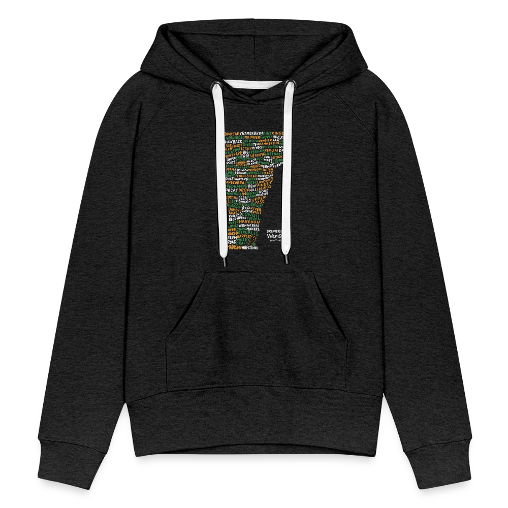 Vermont Brewery Women's Hoodie - charcoal grey