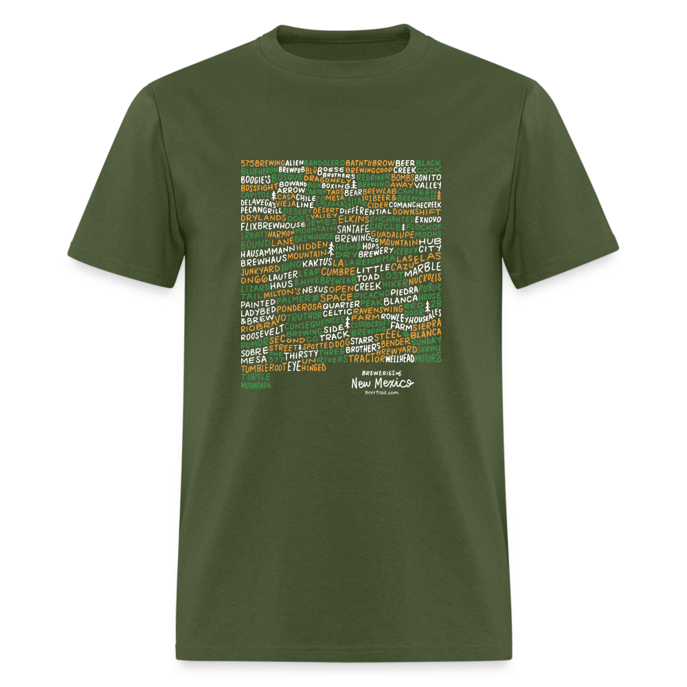 New Mexico Brewery T-Shirt - military green