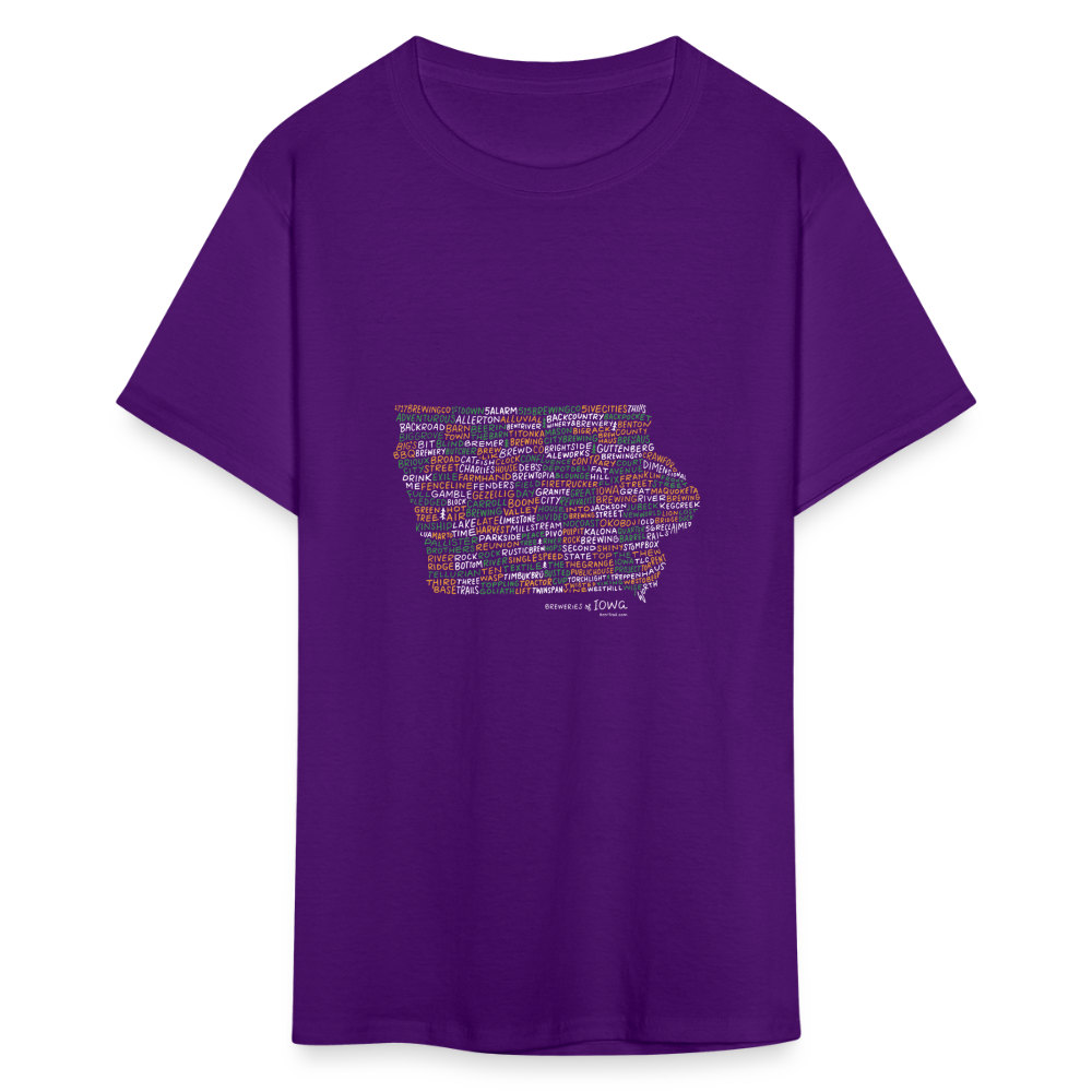 Iowa Brewery T-Shirt - purple