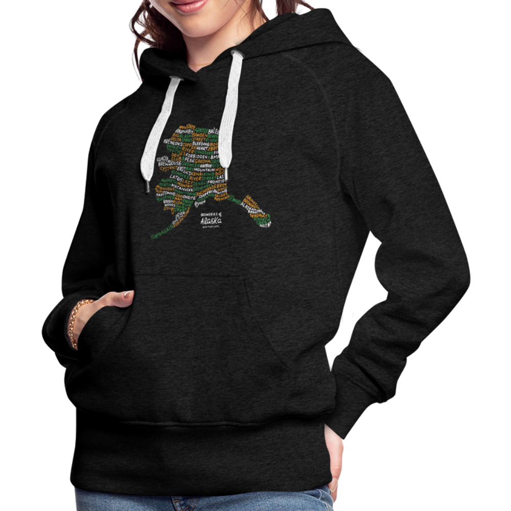 Alaska Brewery Women's Hoodie - charcoal grey