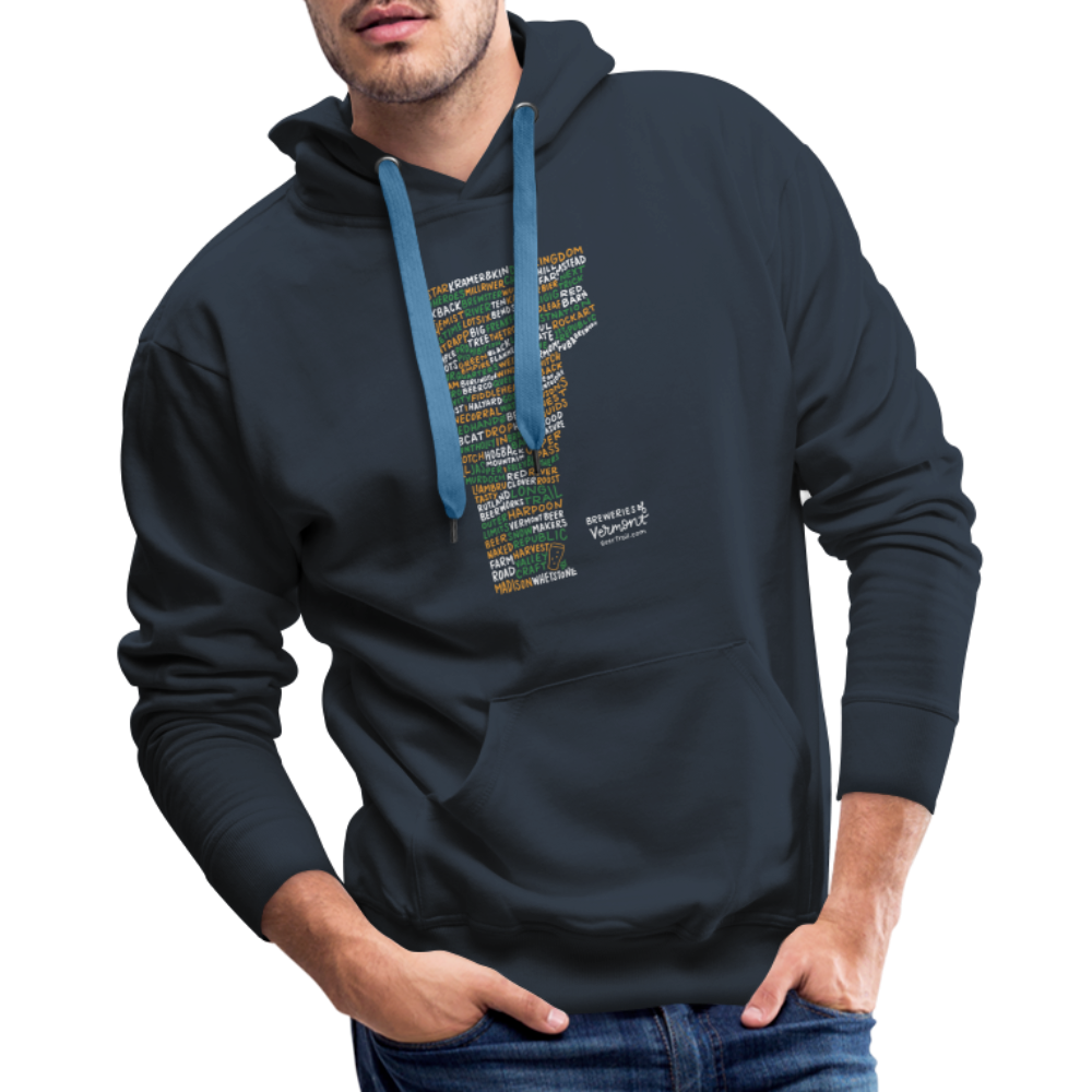 Vermont Brewery Men's Hoodie - navy