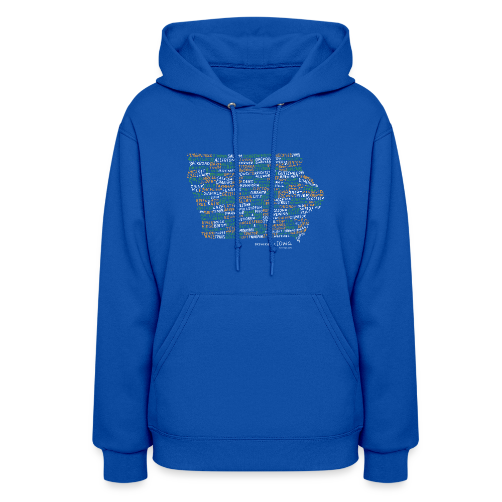 Iowa Brewery Women's Hoodie - royal blue