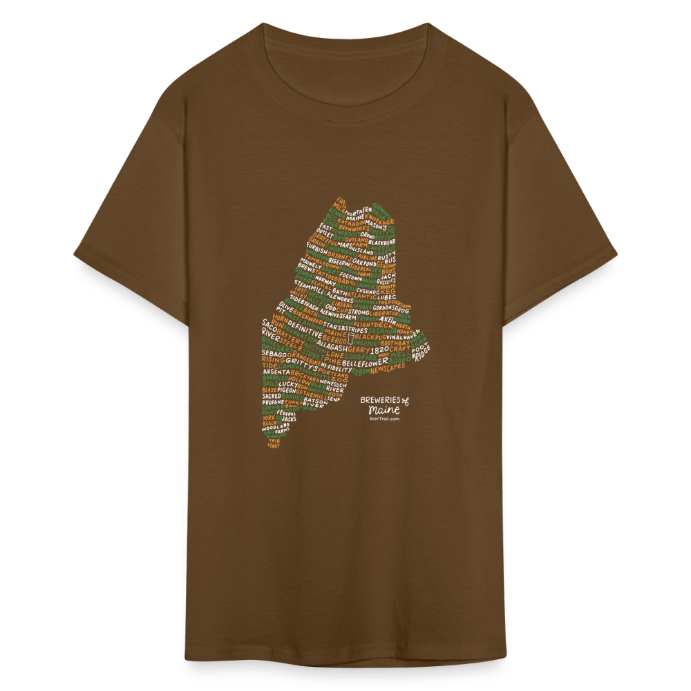 Maine Brewery T-Shirt - brown